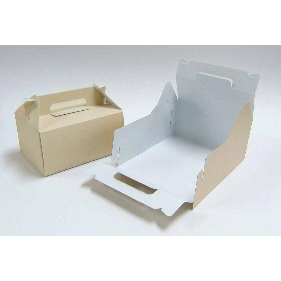 【300個】洋菓子 サービス箱 ベージュ無地 120×180×H90 （横入れ） Y函 C-エコ-6Y ケーキ箱　300枚入