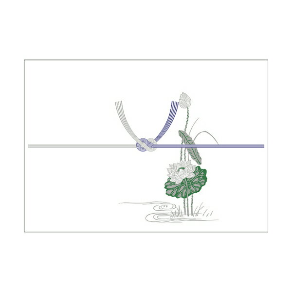 タカ印 のし紙 【仏】蓮 半紙判（山） 3-425 100枚入