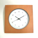 ウォールクロック CASA MARK's レグノ・クアドロ S/テラコッタブラウン 壁掛け時計