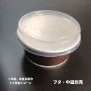 【50枚入】使い捨て紙容器 RK-142-650 Dブラウン 本体 - φ142×63mm エフピコ ロコモコ カレー 親子丼 牛丼 かつ丼 キッチンカー カフェ 飲食店 デリバリー テイクアイウト 持ち帰り 宅配 おしゃれ エコ