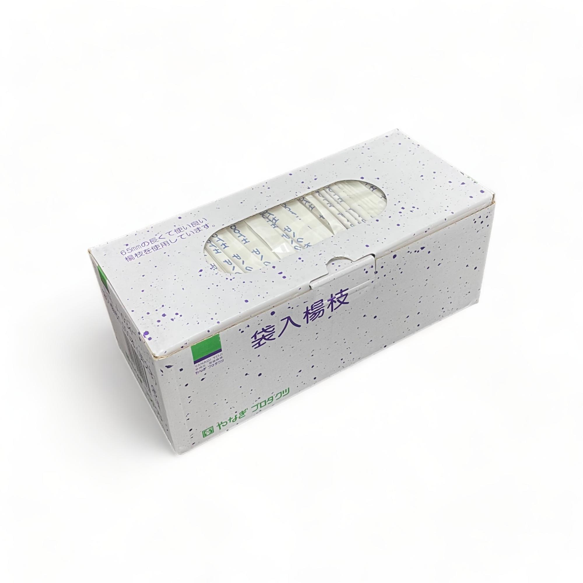 J-034　袋入楊枝（英文字）65mm千本