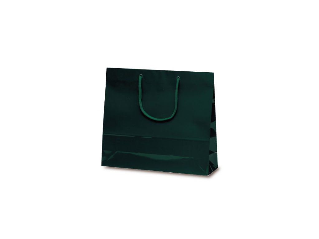 【手提紙袋】ファインバッグ ダークグリーン (50枚) 330×100×290mm