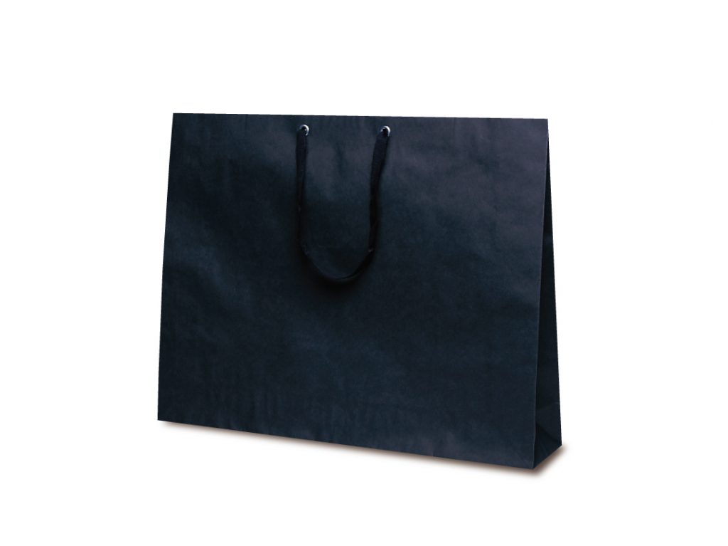 【手提紙袋】T−ショルダー17 黒無地 (50枚) 600×130×470mm