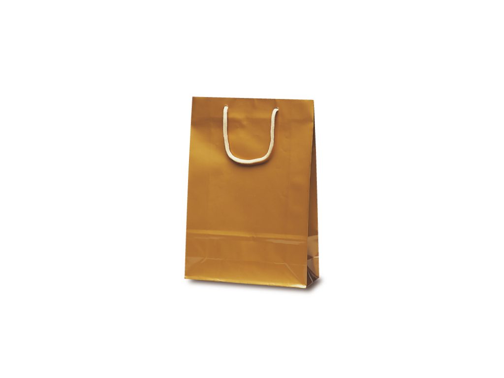 【手提紙袋】ナイスバッグ ゴールド (50枚) 225×80×320mm