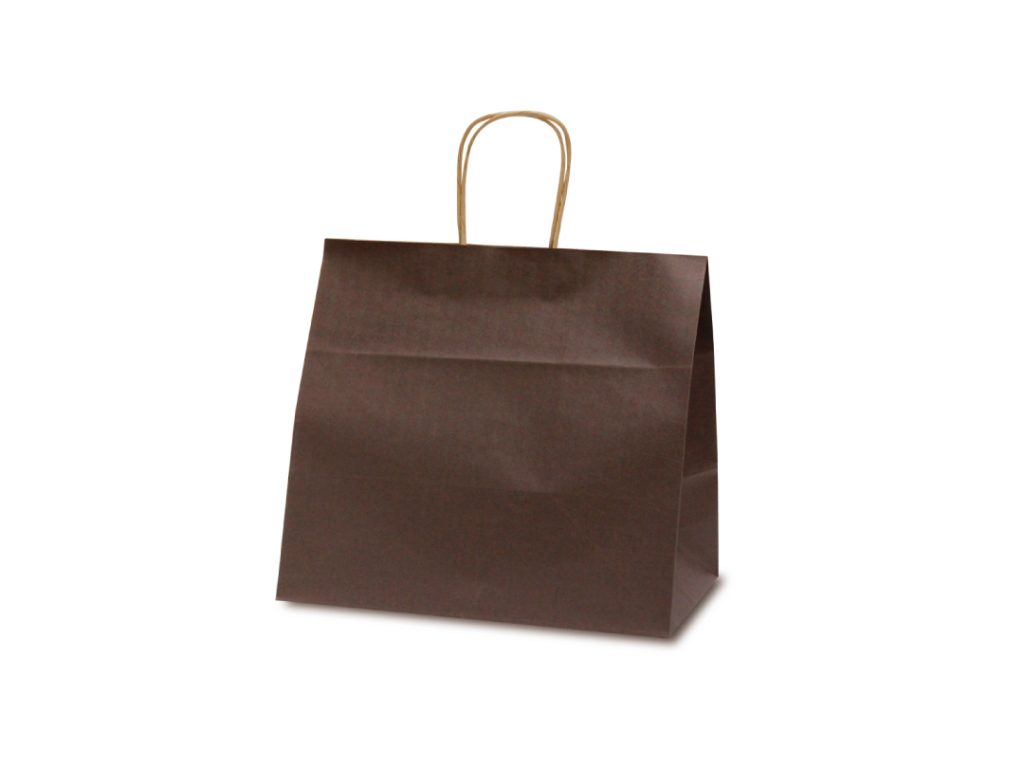 【手提紙袋】T−11W カラー(カカオ) (200枚) 340×220×320mm