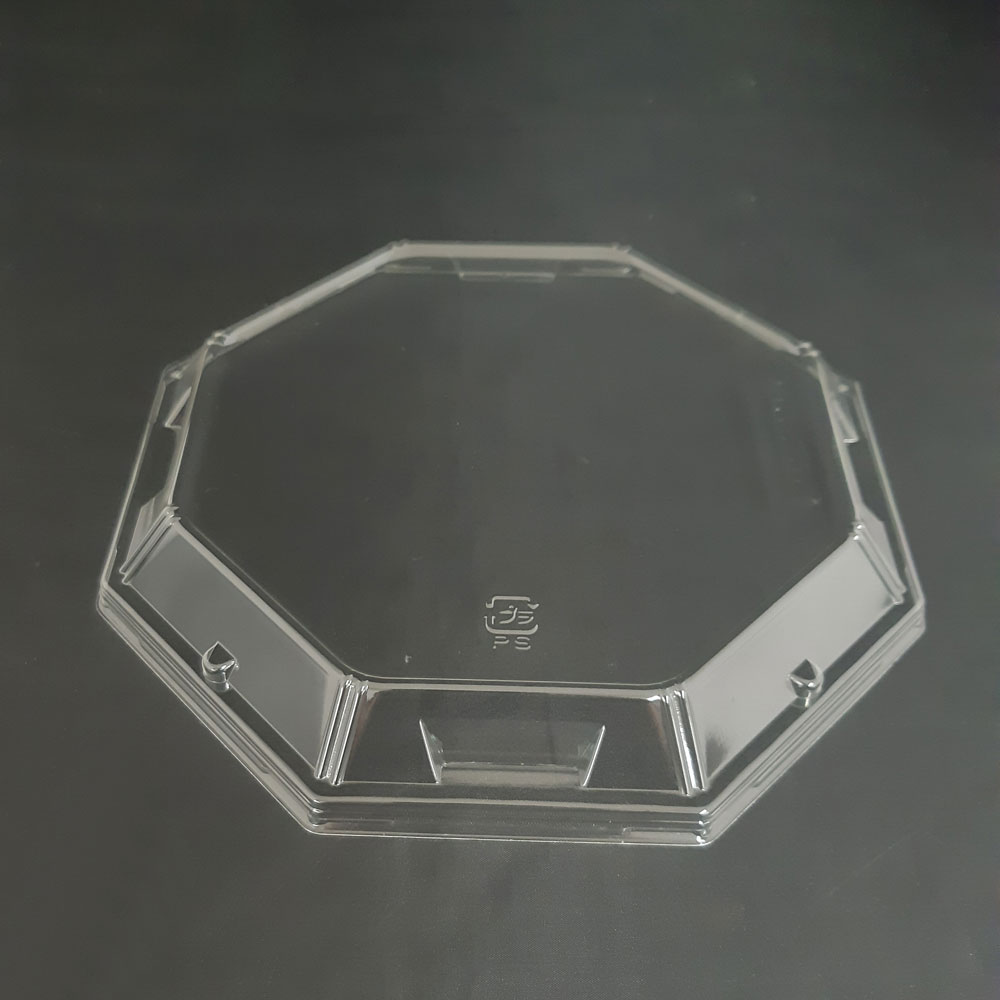 乐天商城 - お弁当 使い捨て弁当容器 蓋 CTWF-八角 21 重ね蓋 外嵌合 28mm 1ケース 600枚 お持ち帰り テイクアウト スーパー
