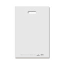 【レジバッグ】LDカラーポリ 30-45(B4用) ナチュラル (50枚入) 300×450mm 表記入 シモジマ