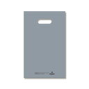 【レジバッグ】LDカラーポリ 22-35(B5用) シルバー (50枚入) 220×350mm 表記入 シモジマ
