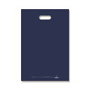 【レジバッグ】LDカラーポリ 30-45(B4用) ネイビー (50枚入) 300×450mm 表記入 シモジマ
