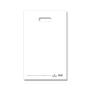 【レジバッグ】HDカラーポリ 25-40(A4用) ホワイト (50枚入) 250×400mm 表記入 シモジマ