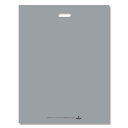 【レジバッグ】HDカラーポリ 50-65 シルバー (20枚入) 500×650mm 表記入 シモジマ