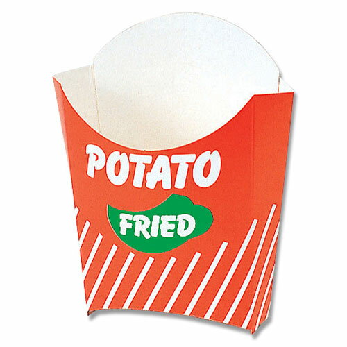 夏祭り 縁日 屋台 BBQ キャンプ 【食品用包装資材】ポテトケース L（100枚入）