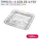 オードブル チキン TPPDプレート K20-20 ルナSV 身 193×193×30mm 1ケース 1200枚 241315 持ち帰り テイクアウト