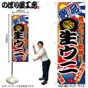 【メール便は3枚まで】のぼり のぼり旗 2677 生ウニ W60×H180cm 1枚 三方三巻 販促 商売繁盛【受注生産品】(3)