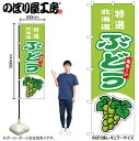 【メール便は3枚まで】のぼり のぼり旗 ぶどう 北海道 特選 黄緑 54744 W60×H180cm 1枚 ブドウ グレープ デラウェア マスカット 種なし ジューシー 果物 フルーツ 名物 産地直送 直売所 無人販売 季節商品 三方三巻 ポンジ 商売繁盛【受注生産品】(3)