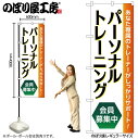 【メール便は3枚まで】のぼり旗 GNB-4680 パーソナルトレーニング募集中 W60×H180cm 1枚 三方三巻 販促 商売繁盛【受注生産品】