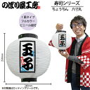 提灯 ちょうちん 46566 玉子 八寸丸 白 φ240×H250mm 1個 寿司 祭 縁日 屋台 飲食店 販促 商売繁盛【受注生産品】