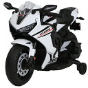 【送料無料 関東から関西まで】電動乗用玩具 ホンダCBR1000RR ホワイト【沖縄・離島 発送不可】【乗用玩具 足けり キッズ 男の子 女の子 孫 誕生日 プ...