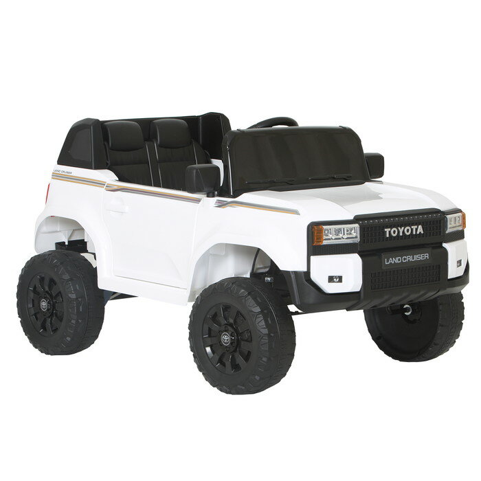 ぱでぃんとんオリジナル お子さま用 リモコン電動乗用トヨタランドクルーザー250 R-25SWP (角形ヘッドライト仕様 ホワイト)4985404041346【ランクル 乗用玩具 電動 リモコン ラジコン キッズ 男の子 女の子 孫 誕生日 プレゼント お祝い 節句 中元 歳暮 クリスマス】