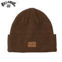 ビラボン BILLABONG ニット帽 ワッチリブ WATCH RIB (MOC) BC012929【旧モデルアウトレット】