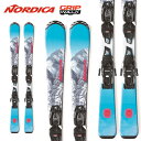 ジュニア ノルディカ NORDICA チーム TEAM G FDT + JR7.5FDT  (金具付) スキー板 23-24