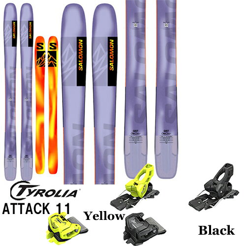 スキー板 サロモン SALOMON 23-24 ワンオーシックス QST 106 One-O-Six 金具付き2点セット( TYROLIA ATTACK 11 GW)