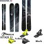 【お買い物マラソン最大P10倍】スキー板 ロシニョール ROSSIGNOL 23-24 BLACKOPS 98 金具付き2点セット( TYROLIA ATTACK 11 GW)