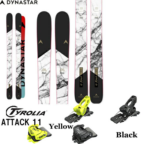 スキー板 ディナスター DYNASTAR 23-24 M-FREE 90 金具付き2点セット( TYROLIA ATTACK 11 GW)