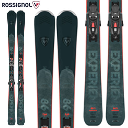 ROSSIGNOL ロシニョール エクスペリエンス EXPERIENCE 86 Ti + NX 12 KONECT GW BLACK RED (金具付) スキー板 23-24