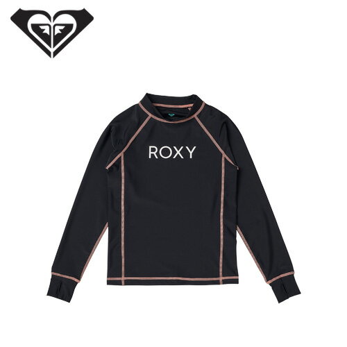 ロキシー ROXY キッズ ラッシュガード MINI RASHIE L/S (BLK) TLY221108[WS] 夏 海