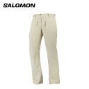 サロモン SALOMON レディース スキーパンツ ブリリアント BRILLIANT (PLAZA TAUPE) LC1820100