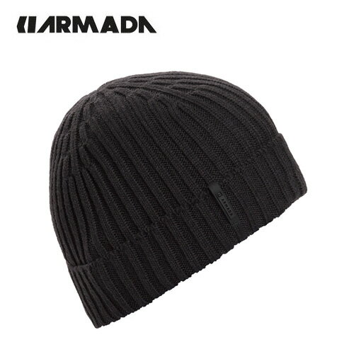 アルマダ ARMADA ニット帽 ビーニー メリノウール Merino Wool Beanie (Black) R00512010