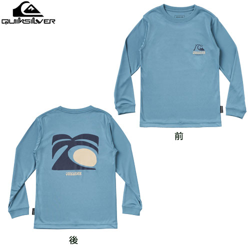 QUIKSILVER クイックシルバー ARTS IN PALM LS YOUTH ジュニア キッズ ラッシュガード 長袖 マリンスポーツ アウトドア (BLU)：KLY231033 夏 海[pt_up]