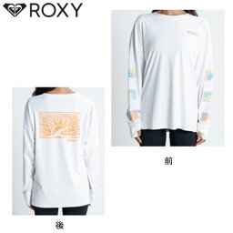 ROXY ロキシー MORNING HIKE L/S TEE モーニングハイク L/S ティ ラッシュガード 長袖 マリンスポーツ アウトドア (WHT)：RLY231032 夏 海[pt_up]