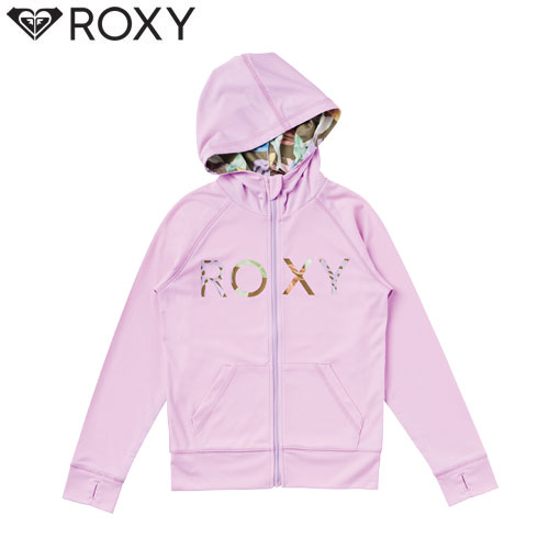 ROXY ロキシー キッズ MINI MERMAID LOGO PARKA キッズ ミニマーメイド ロゴパーカ ジュニア キッズ ラッシュガード 半袖 マリンスポーツ アウトドア (LIL)：TLY231106[pt_up]