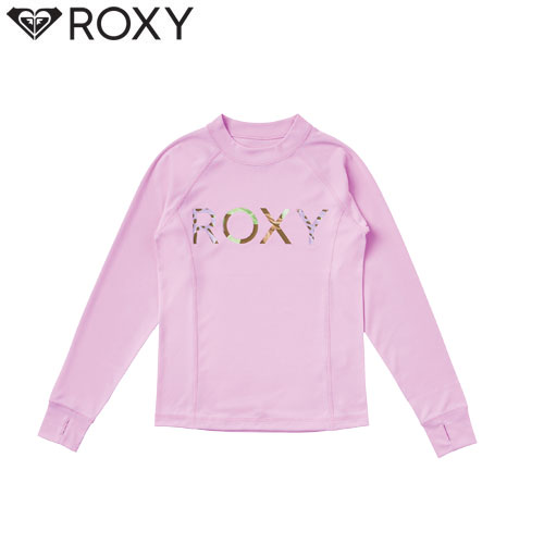 【楽天スーパーSALE】ROXY ロキシー キッズ MINI MERMAID LOGO L/S キッズ ミニマーメイド ロゴ L/S ジュニア キッズ ラッシュガード 半袖 マリンスポーツ アウトドア (LIL)：TLY231107 夏 海[ss_11] 1