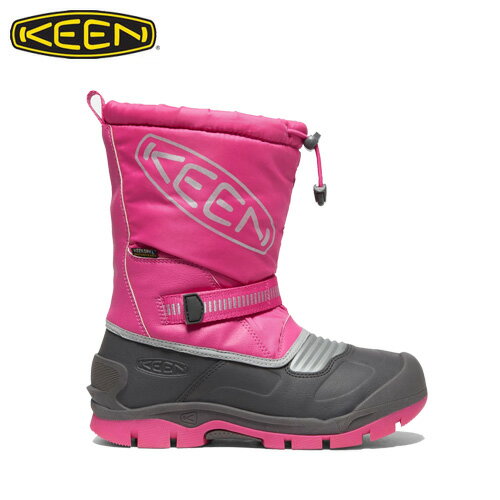 キーン KEEN ジュニア スノー トロール ウォータープルーフ SNOW TROLL WP (Fuchsia Purple/Silver) 1026754