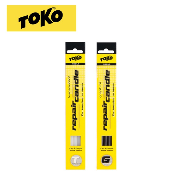 トコ TOKO リペアキャンドル4本入り (クリア / ブラック) 5543042 [チューンナップ用品] [ポイント10倍]