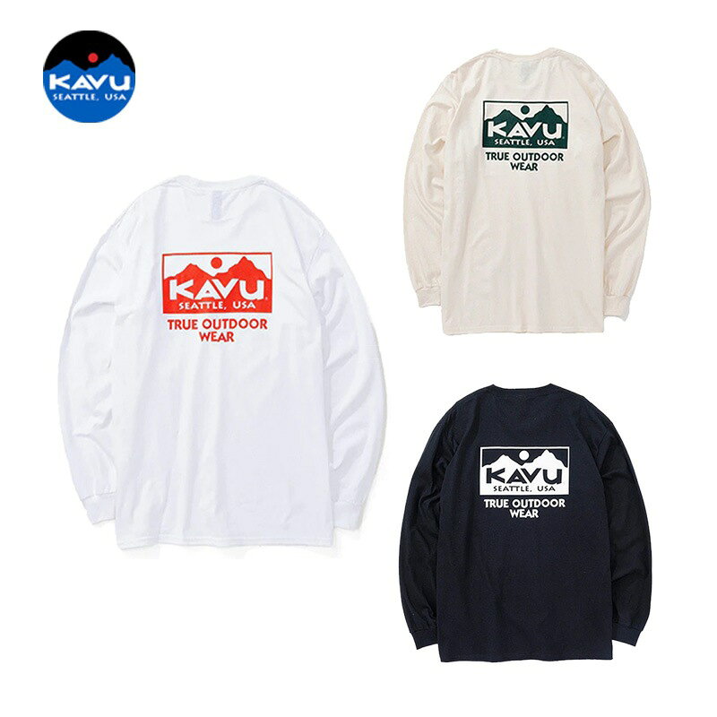 ■商品情報■ KAVU カブー メンズトゥルーロゴ ロングスリーブTシャツは長袖のTシャツです。コットン製の着心地の良いロンTEEにシンプルにボックスロゴを1色でプリントしました。ボディカラーとプリントの組み合わせにアソビゴゴロ詰まってます。豊富なカラーバリエーションでお気に入りのカラーを見つけてください。ジャパンフィット（日本向けのサイズ）ですのでサイズ選びの参考にしてみてください。【ご注文前にご確認ください】 ※メーカーカタログ公表値、スペック、商品画像のため仕様変更のある場合もございます。予めご了承願います。 ※在庫には店頭展示品も含まれております。 ※擦れや箱の潰れが見られる場合がございますので、状態の確認をご希望の方はお問い合わせください。 ※店頭・他ネットモールと共有在庫のため、ご注文のタイミングにより完売している場合がございます。 ※当社運営店舗間にて同商品を複数ご注文いただいた際、キャンセルにてご対応させていただく場合がございます。 ※使用済み、タグ紛失商品の返品交換はお受け致しかねます。（パドルクラブ）