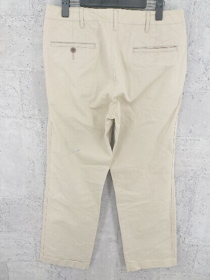 ◇ BLUE WORK tomorrowland ブルーワーク コットン パンツ 46 ベージュ # 【中古】