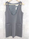 ◇ Te chichi テチチ バックジップ ノースリーブ 膝丈 ワンピース M グレー * 【中古】