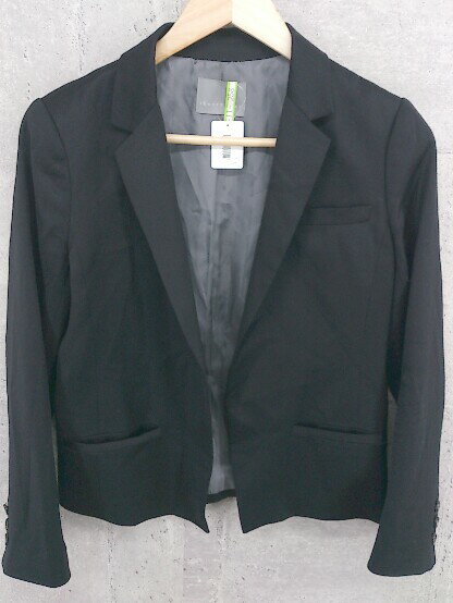◇ Theory セオリー 長袖 テーラード ジャケット 38 ブラック * 【中古】