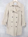 ■ INED イネド 長袖 トレンチ コート 7 ベージュ * 【中古】(4)