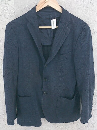 ◇ UNITED ARROWS ユナイテッドアローズ リネン100% シングル 3B テーラード ジャケット 46 ネイビー # 【中古】 ◇ UNITED ARROWS ユナイテッドアローズ リネン100% シングル 3B テーラード ジャケット 46 ネイビー # 【中古】