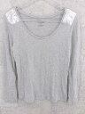 ◇ MAJESTIC FILATURES マジェスティック フィラチュール カシミヤ混 長袖 Tシャツ カットソー 1 グレー * 1002799171137 ...