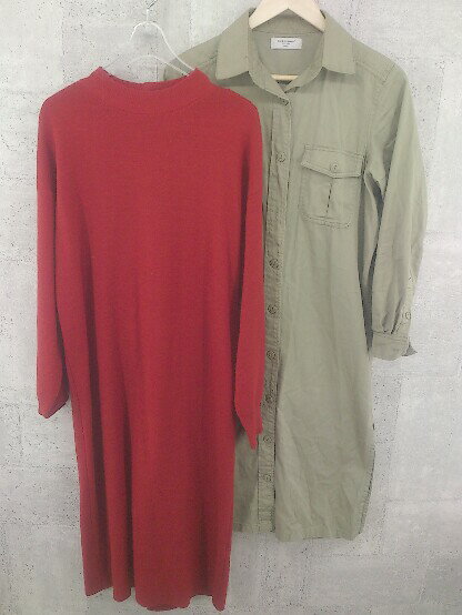 ■ BACK NUMBER バックナンバー まとめ売り2点セット M&Fサイズ 膝下丈 ワンピース レディース 【中古】