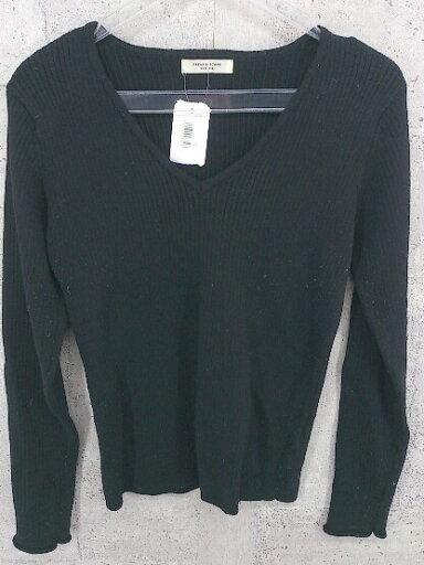 ◇ FREAK'S STORE フリークスストア 長袖 ニット セーター F ブラック * 【中古】 ◇ FREAK'S STORE フリークスストア 長袖 ニット セーター F ブラック * 【中古】