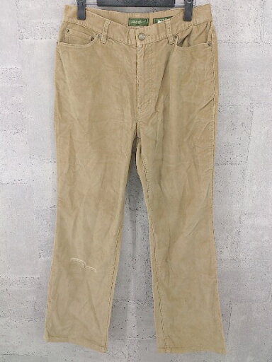 ◇ Eddie Bauer エディーバウアー コーデュロイ パンツ 8 グレージュ * 【中古】 ◇ Eddie Bauer エディーバウアー コーデュロイ パンツ 8 グレージュ * 【中古】