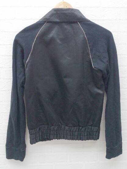 ◇ MOUSSY マウジー 長袖 ジップアップ ジャケット S ブラック # 【中古】