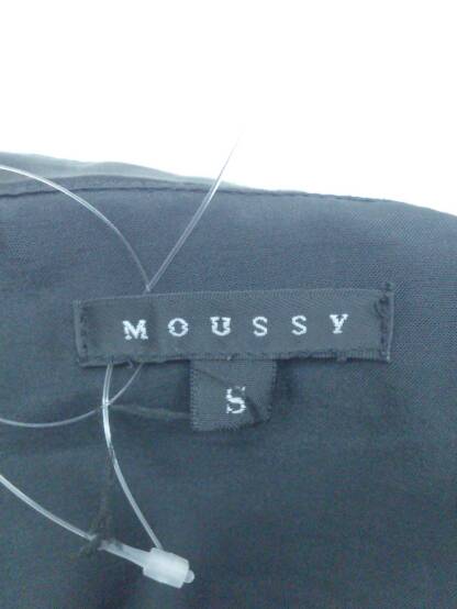 ◇ MOUSSY マウジー 長袖 ジップアップ ジャケット S ブラック # 【中古】